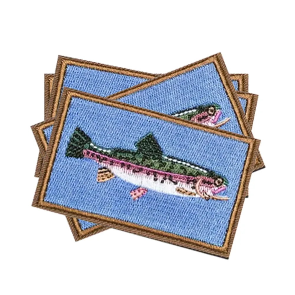 Patch Ricamo Rettangolare