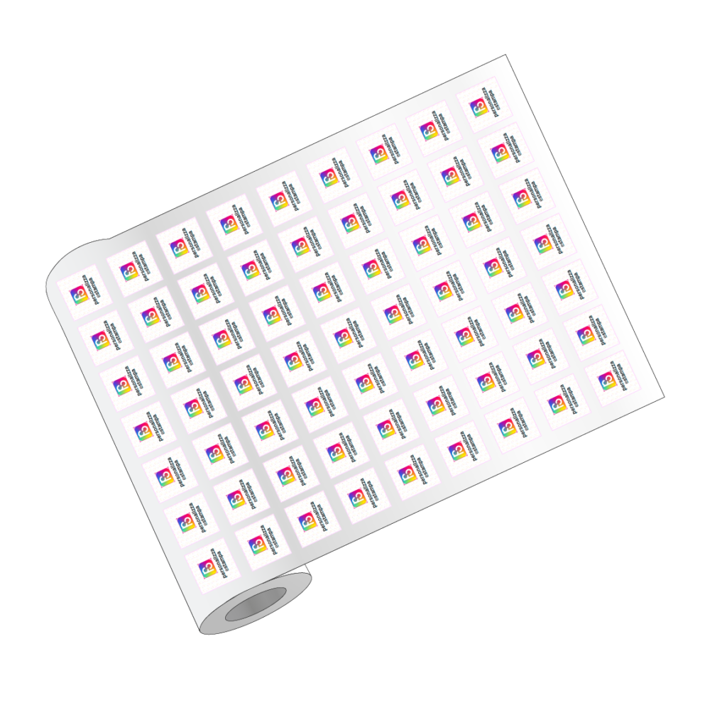 Stickers Roll Quadrato