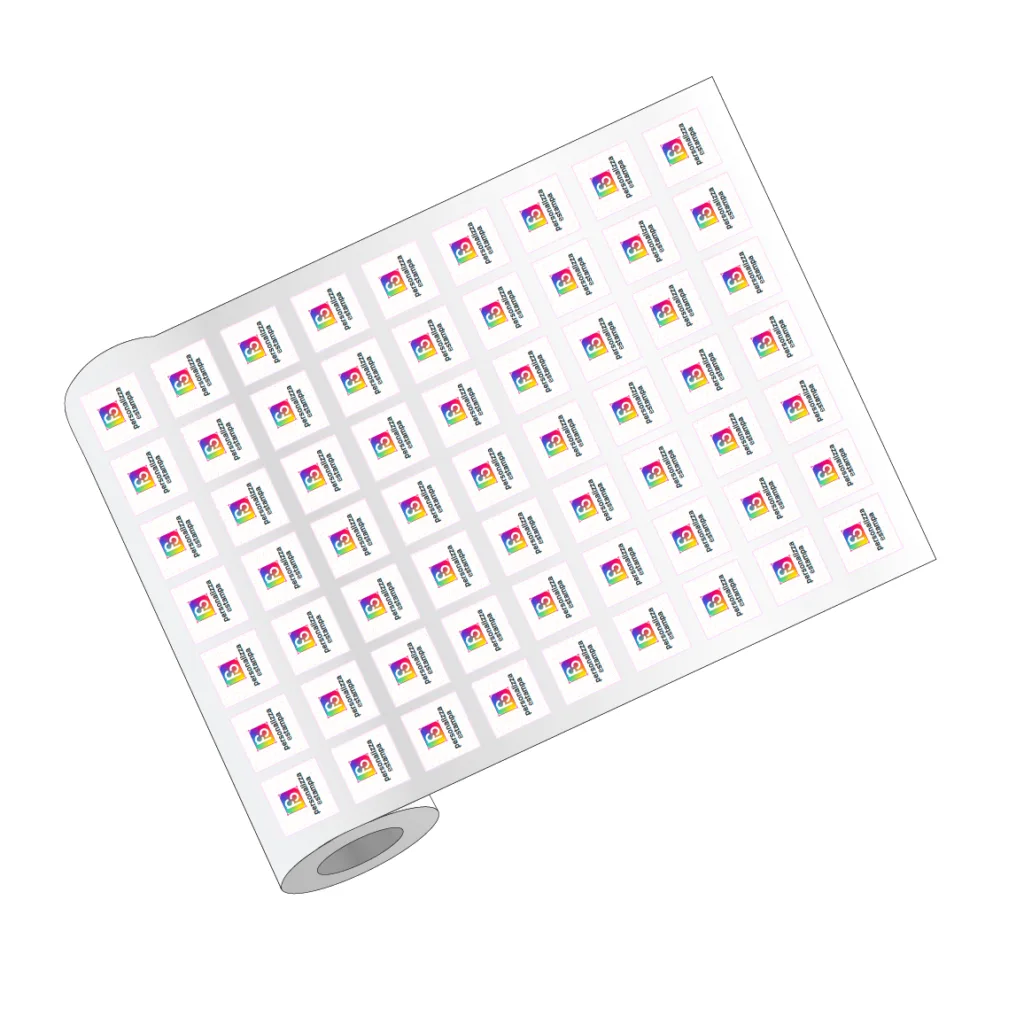 Stickers Roll Quadrato